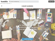 Tablet Screenshot of iheartlearning.org